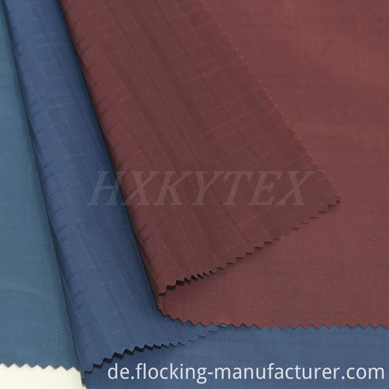 Shadow Riptop Memory Polyester Fabric for Men's Jacket or Wind Coat